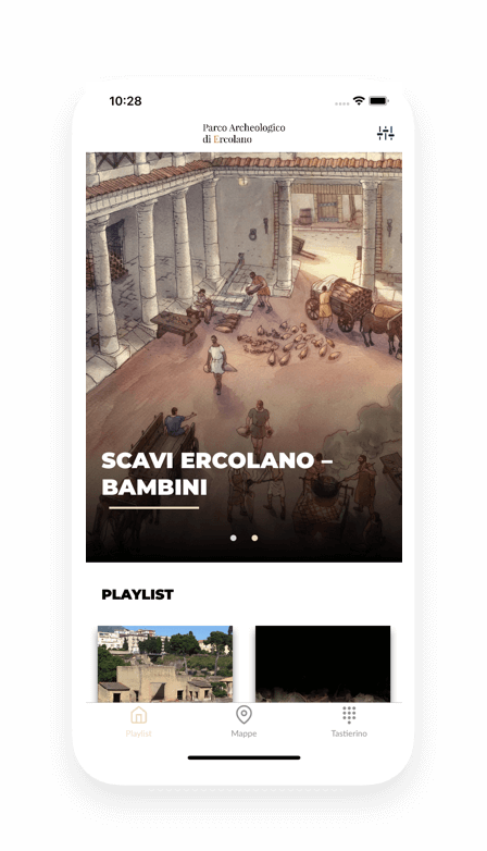 ercolano app percorso bambini